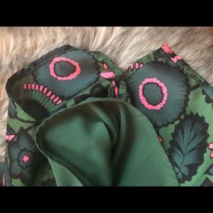 Bright floral strappy tank